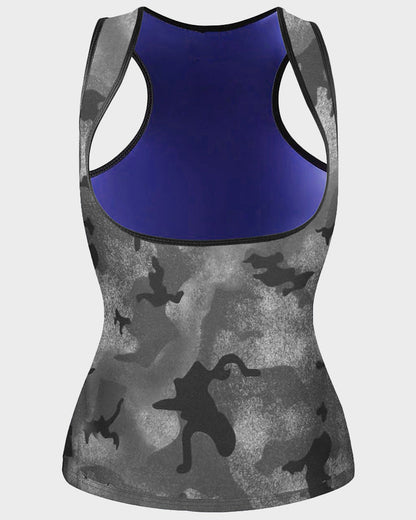 Polymer Sweat-Effect Shaping Sauna Tank Top
