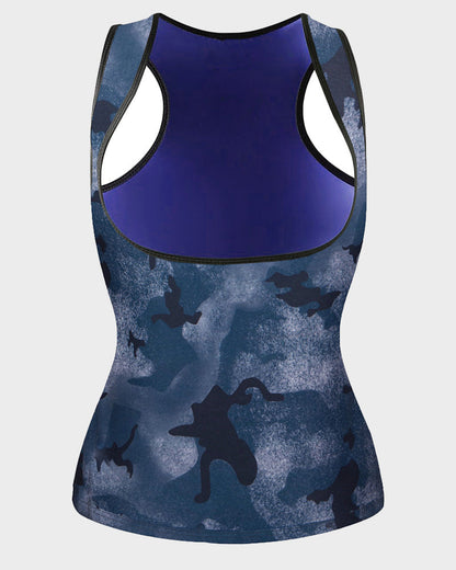 Polymer Sweat-Effect Shaping Sauna Tank Top