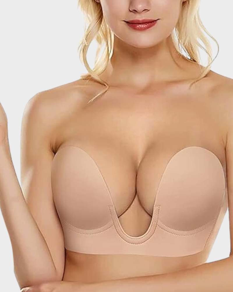 Plunge Push-Up Bandeau Bra
