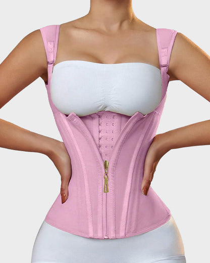 Double-Waistband Shaping Corset Vest