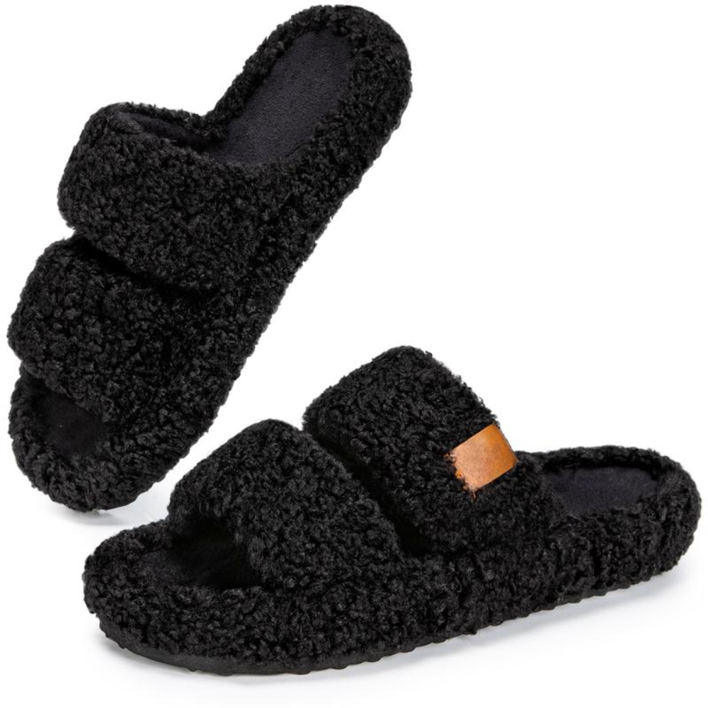 Chaussons Teddy Nuage — Bout Ouvert, Cocooning Total