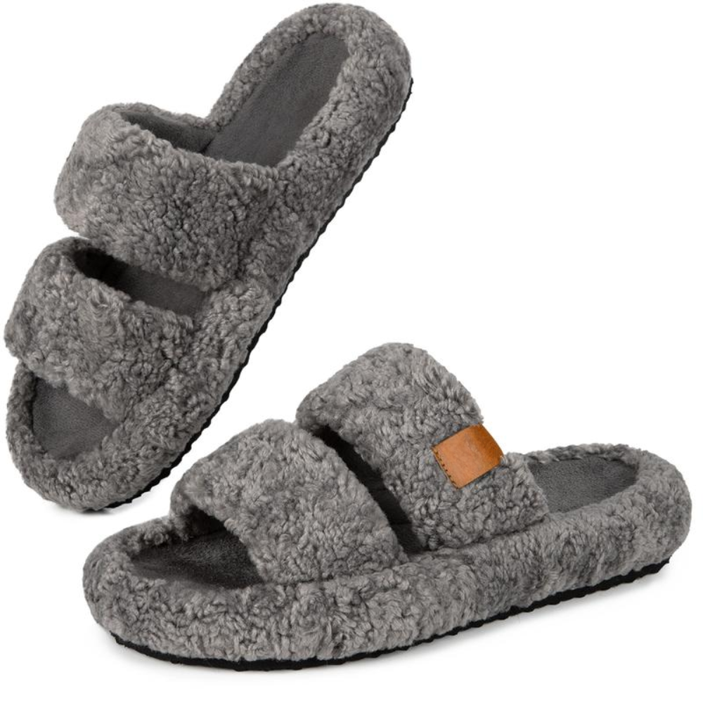 Chaussons Teddy Nuage — Bout Ouvert, Cocooning Total
