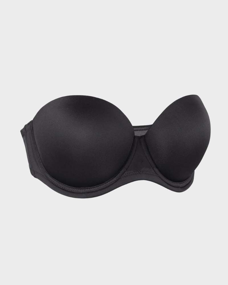 Multi-Way Underwire Bandeau Bra with Removable Straps