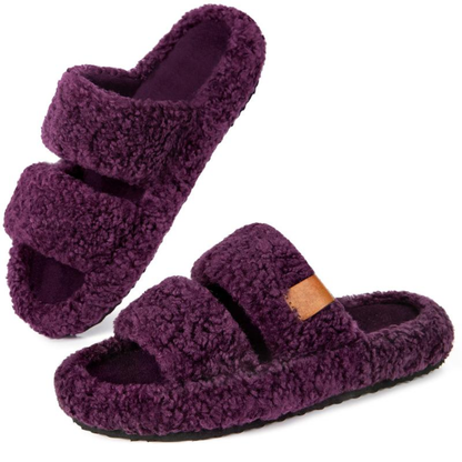 Chaussons Teddy Nuage — Bout Ouvert, Cocooning Total