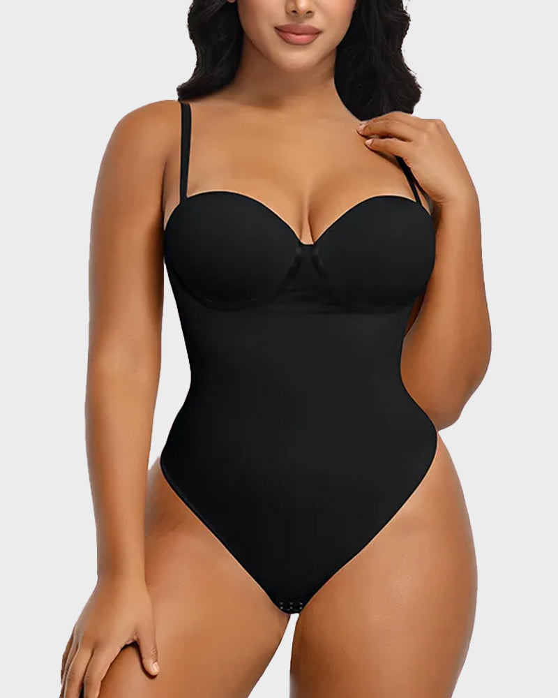Back Lace-Up Sculpting Bodysuit