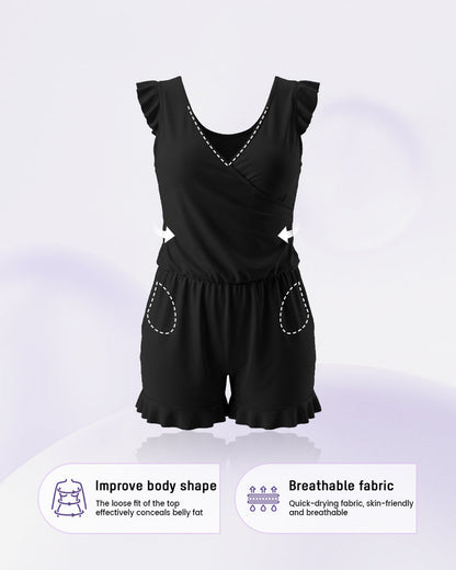 Combi-Short de Bain avec Soutien-Gorge Intégré