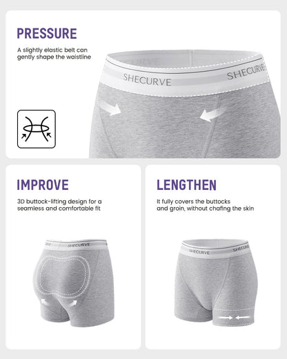 Boxer en Coton Stretch Classique (Lot de 3)