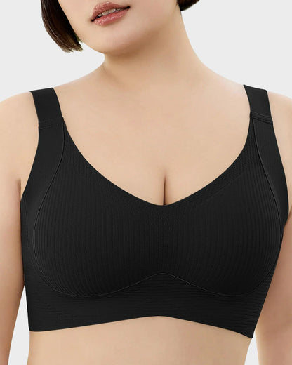 Comfort Full-Coverage Wireless Lightly Lined Bra