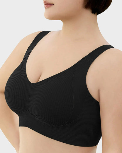Comfort Full-Coverage Wireless Lightly Lined Bra