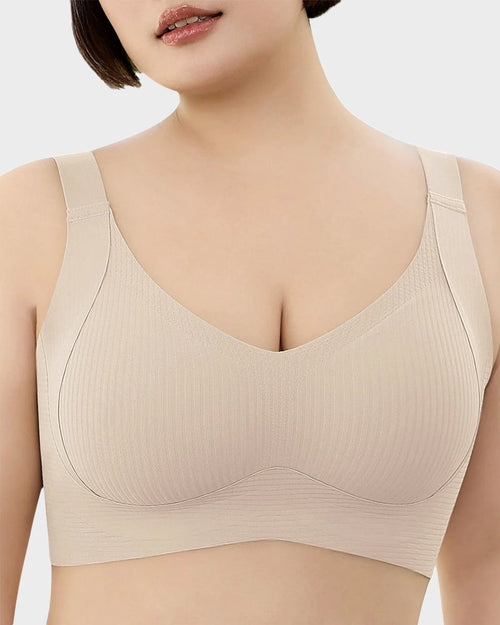 Comfort Full-Coverage Wireless Lightly Lined Bra
