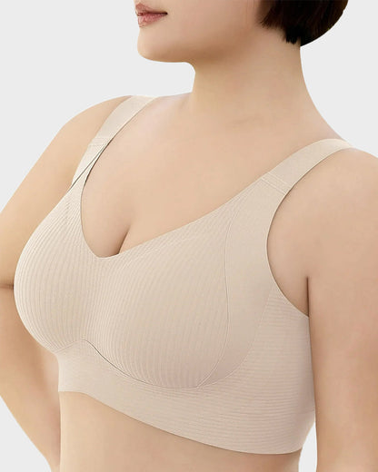 Comfort Full-Coverage Wireless Lightly Lined Bra