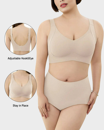 Comfort Full-Coverage Wireless Lightly Lined Bra