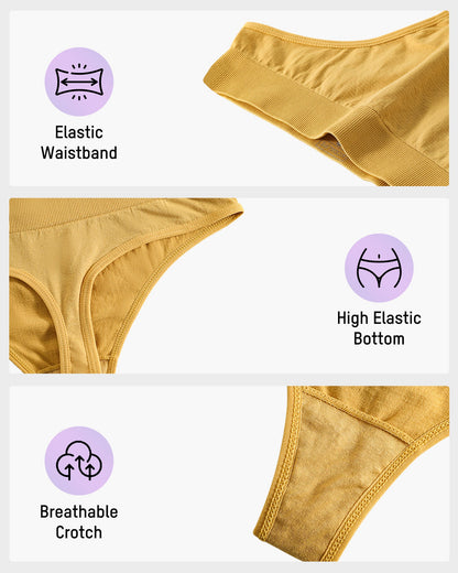 Seamless Comfort Sport Thongs (9-Pack)