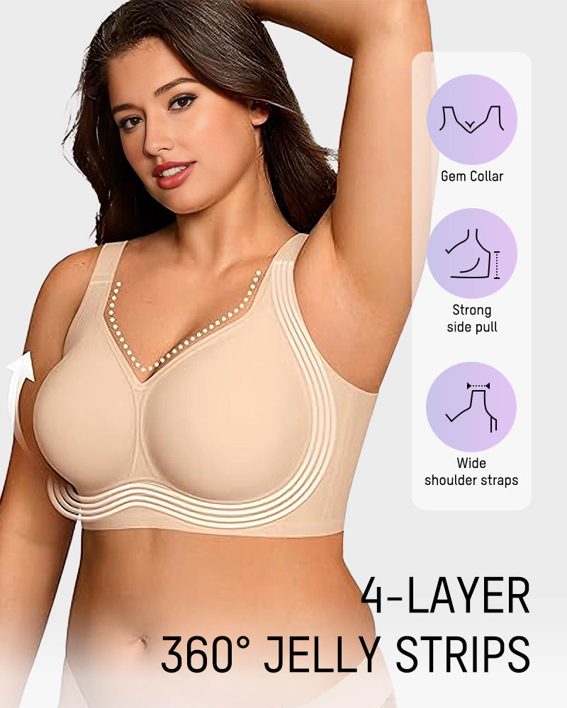 Wireless Full-Coverage Smoothing Jelly Bra