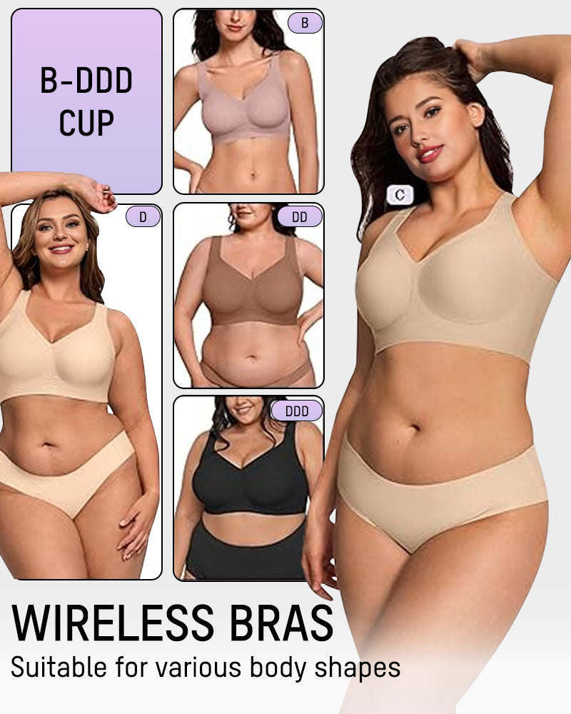 Wireless Full-Coverage Smoothing Jelly Bra