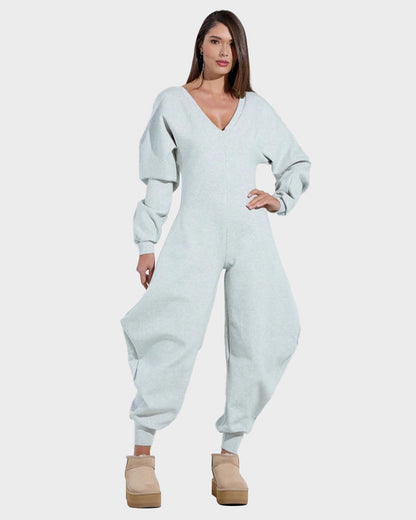 Combinaison Sweat Col V Profond