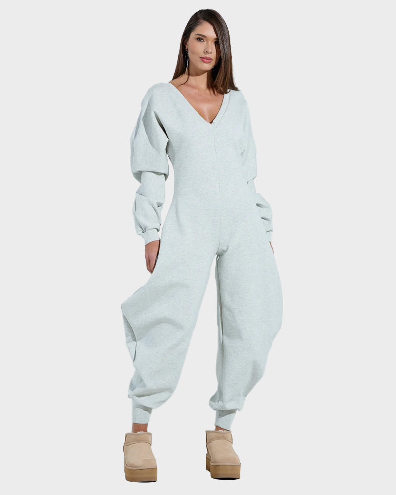 Combinaison Sweat Col V Profond
