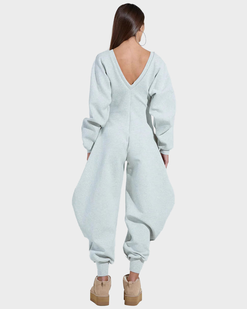 Combinaison Sweat Col V Profond