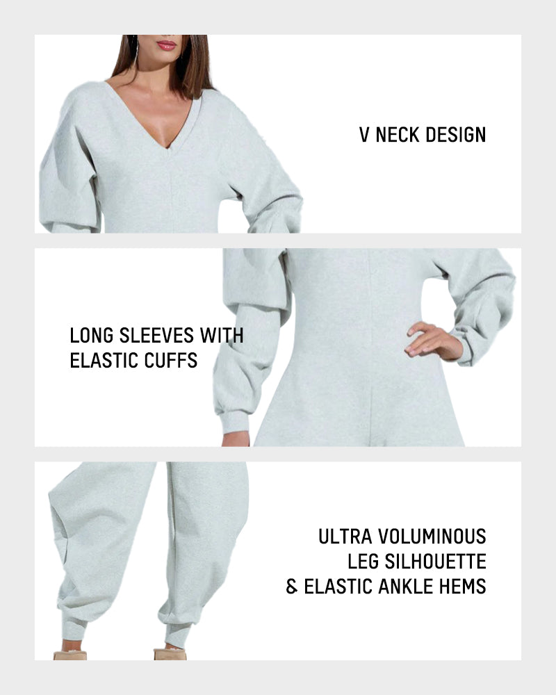 Combinaison Sweat Col V Profond
