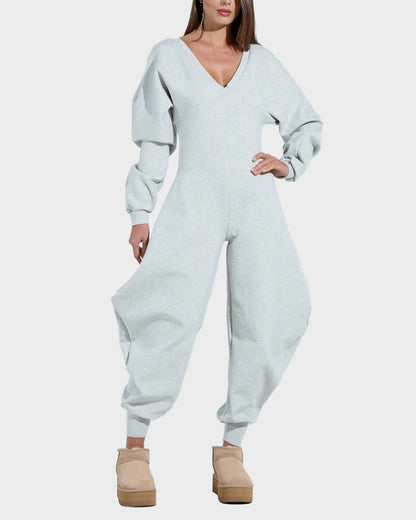 Combinaison Sweat Col V Profond