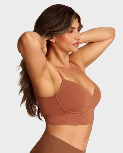 Bralette Lift Col V Profond Sans Armatures