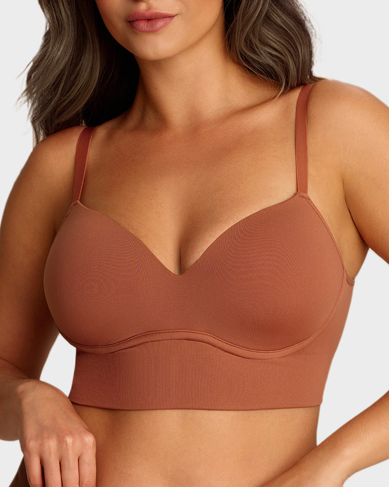 Bralette Lift Col V Profond Sans Armatures