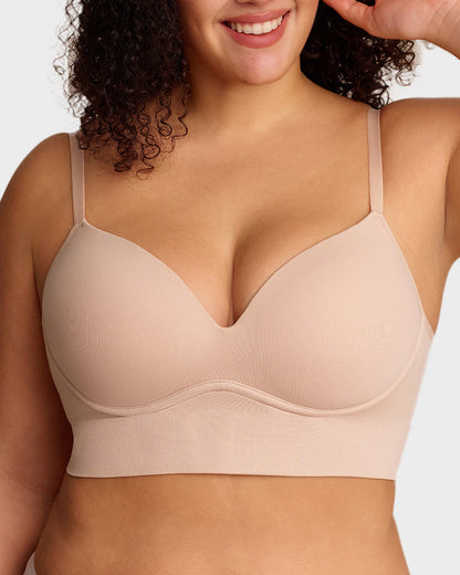 Bralette Lift Col V Profond Sans Armatures