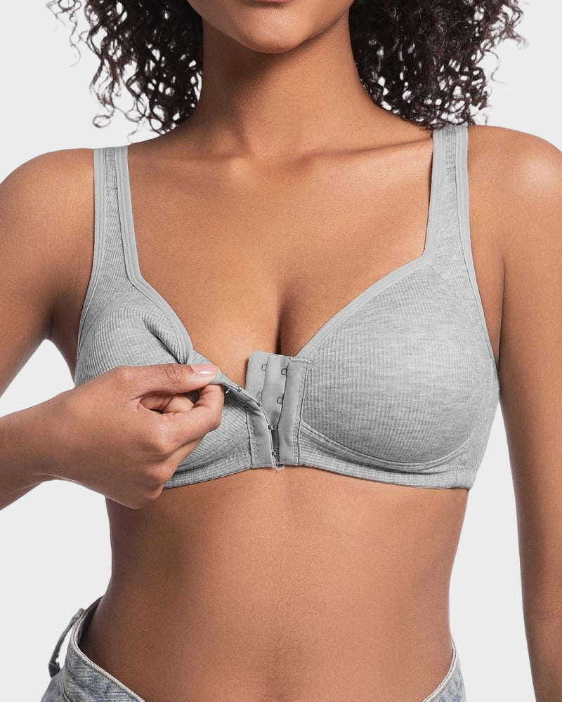 Soutien-Gorge Sans Armatures Fermeture Frontale Maintien