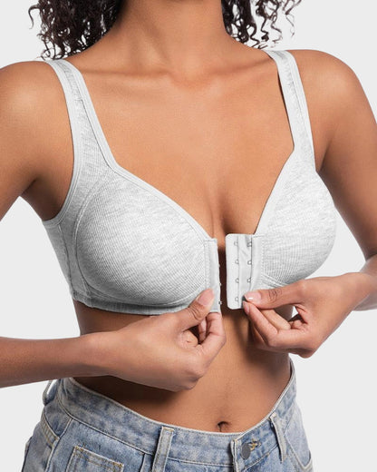 Soutien-Gorge Sans Armatures Fermeture Frontale Maintien