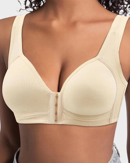 Soutien-Gorge Sans Armatures Fermeture Frontale Maintien