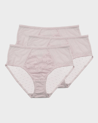 Zauberhafte Spitzenhöschen mit Blumenmuster (3er-Pack)