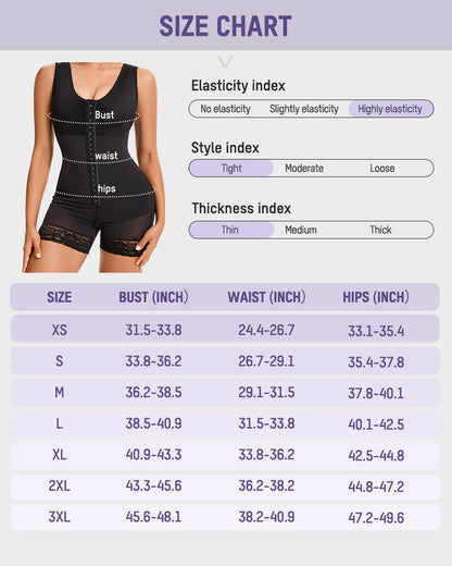 Extra Plus-Size Shaper Bodysuit
