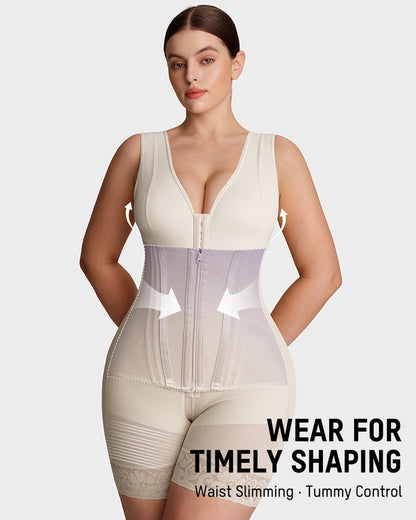Colombian Double Tummy-Control Shaper — Full-Body Shapewear