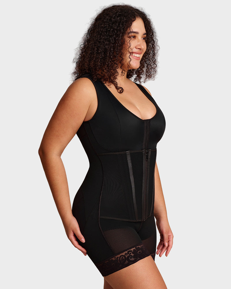Colombian Double Tummy-Control Shaper — Full-Body Shapewear