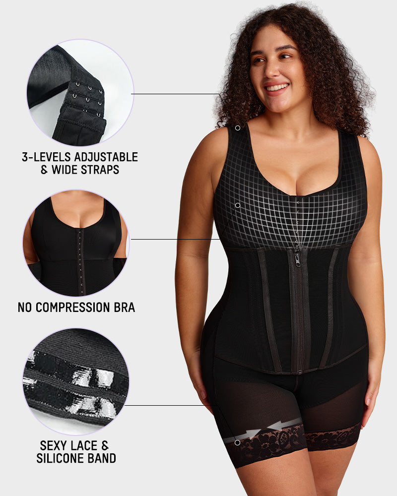 Colombian Double Tummy-Control Shaper — Full-Body Shapewear