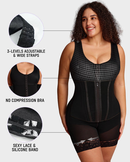 Colombian Double Tummy-Control Shaper — Full-Body Shapewear