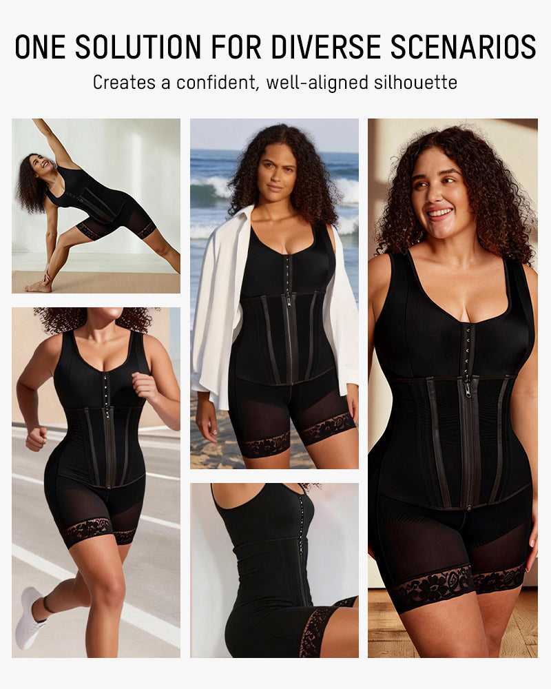 Colombian Double Tummy-Control Shaper — Full-Body Shapewear