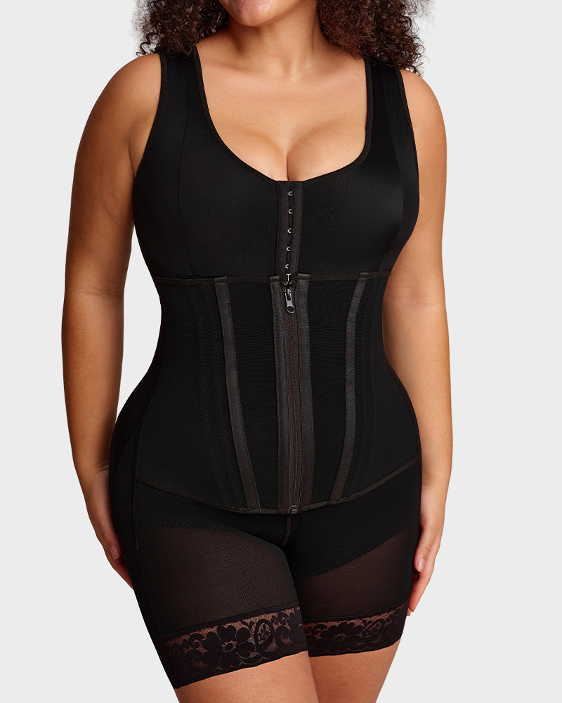 Colombian Double Tummy-Control Shaper — Full-Body Shapewear