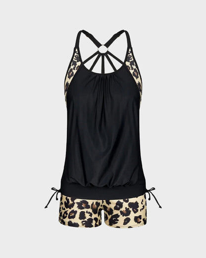 Eleganter und schmeichelhafter Tankini Zweiteiler