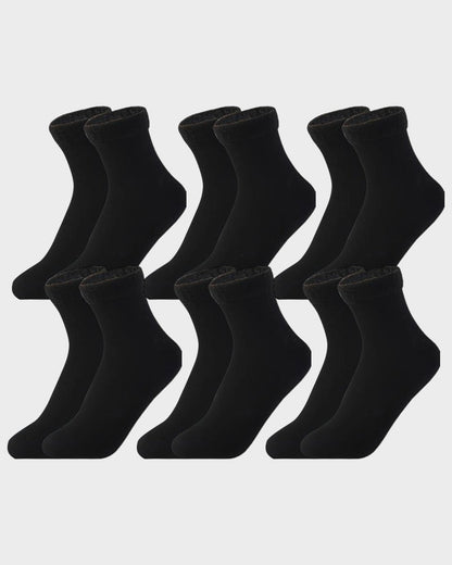 Gefütterte Wintersocken aus dickem Fleece – 6 Paar im Set