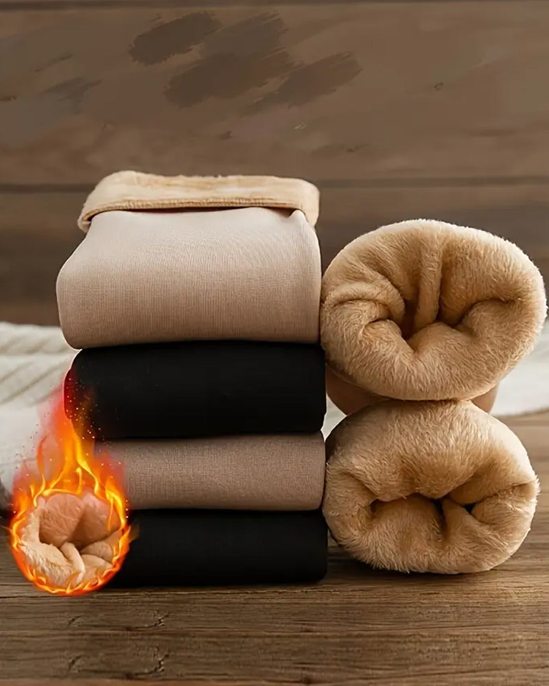 Gefütterte Wintersocken aus dickem Fleece – 6 Paar im Set