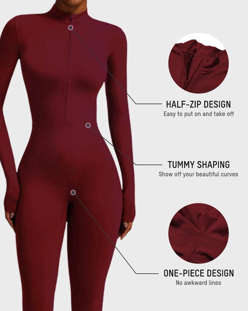 Schlank geschnittener Fleece-Trainingsanzug für den Winter