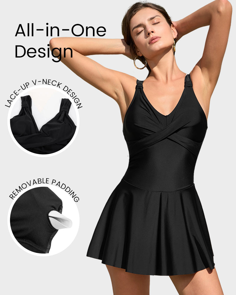 Robe de Bain Une Pièce Imprimé Fleuri