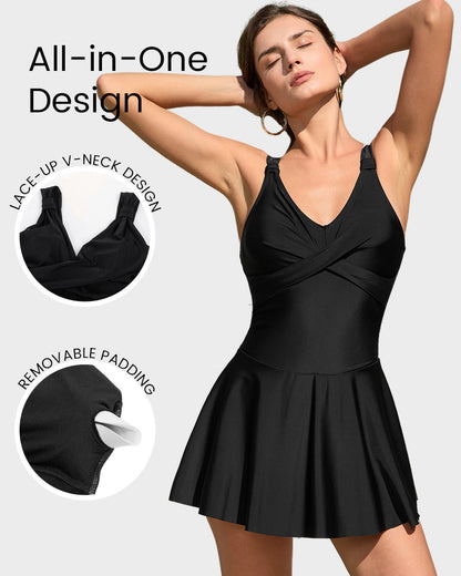 Robe de Bain Une Pièce Imprimé Fleuri