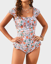 Orange Floral