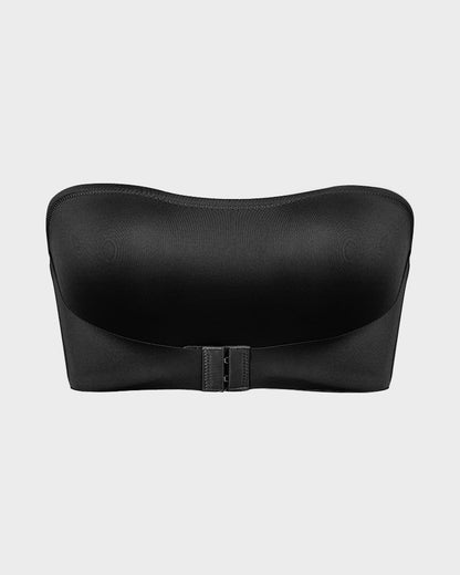 Nahtloser, bügelloser Bandeau-BH mit Frontverschluss
