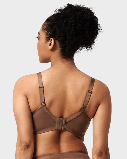 Full-Coverage Lace Minimizer Bra — Petal