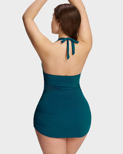 SculptSkin™ BackStage — Badekleid mit V-Ausschnitt und Rückenausschnitt