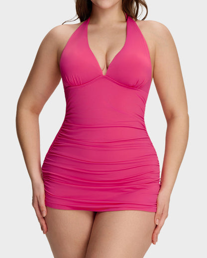 SculptSkin™ BackStage — Badekleid mit V-Ausschnitt und Rückenausschnitt