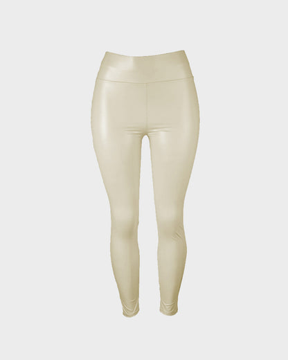High-Waisted Faux Leather Leggings